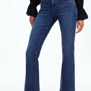 Madewell Dark Blue Flare Jeans